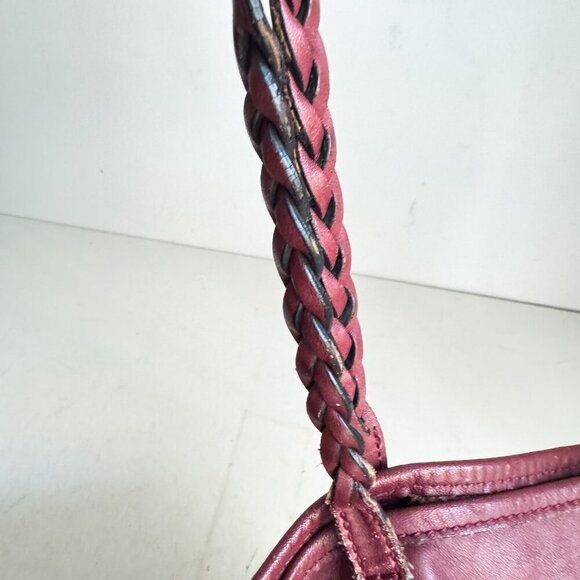 Mulberry Maroon Leather Medium Dorset Tote - Picture 2 of 8